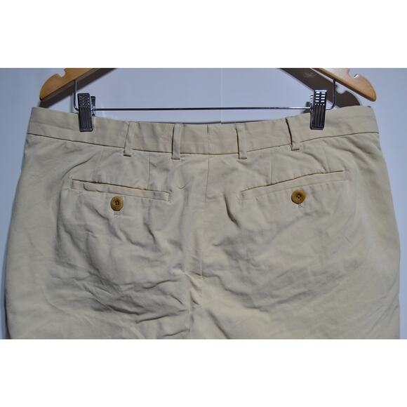 Nat Nast Men's Lux Originals Khaki Silk Cotton Blend Shorts Size 38 - Picture 6 of 11